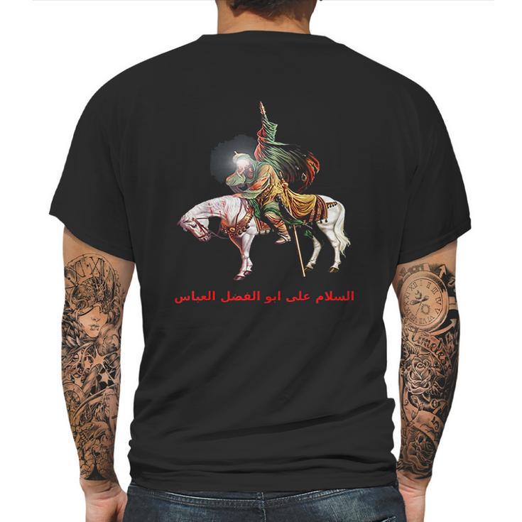 Imam Abbas  For Muharram Shia Ashura Karbala Muslim Mens Back Print T-shirt