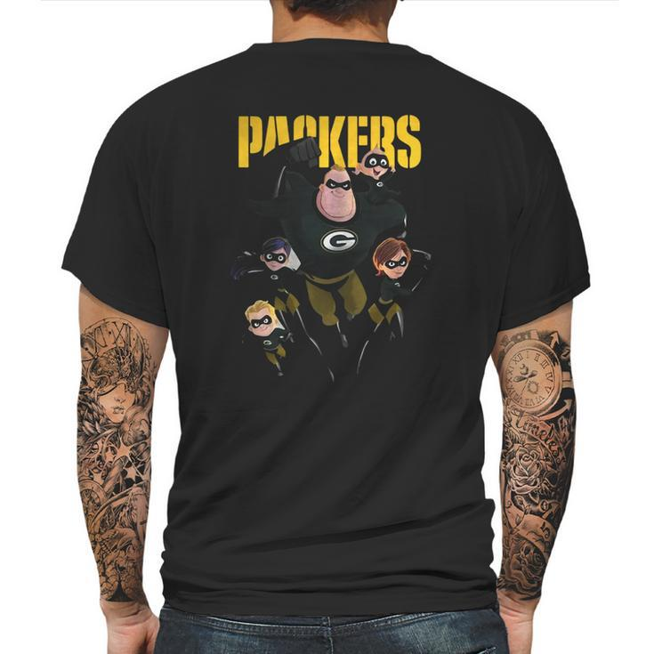 The Incredibles Green Bay Packers Mens Back Print T-shirt