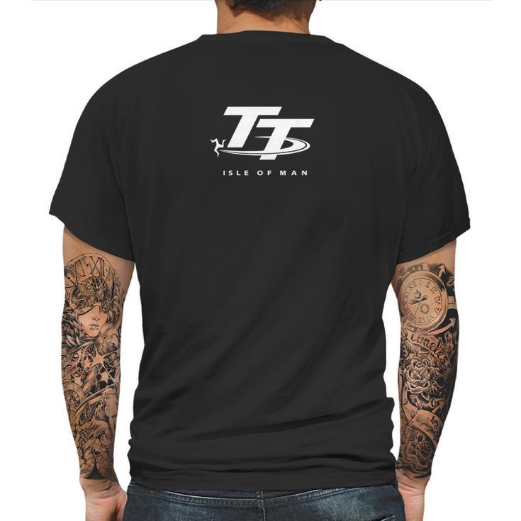 Isle Of Man Tt T Shirt Motorcycle Mens Back Print T-shirt