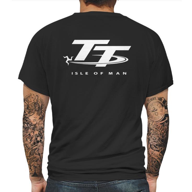 Isle Of Man TtShirt Motorcycle T-Shirt Mens Back Print T-shirt