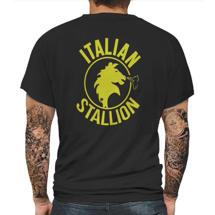 Italian Stallion Tshirt Mens Back Print T-shirt