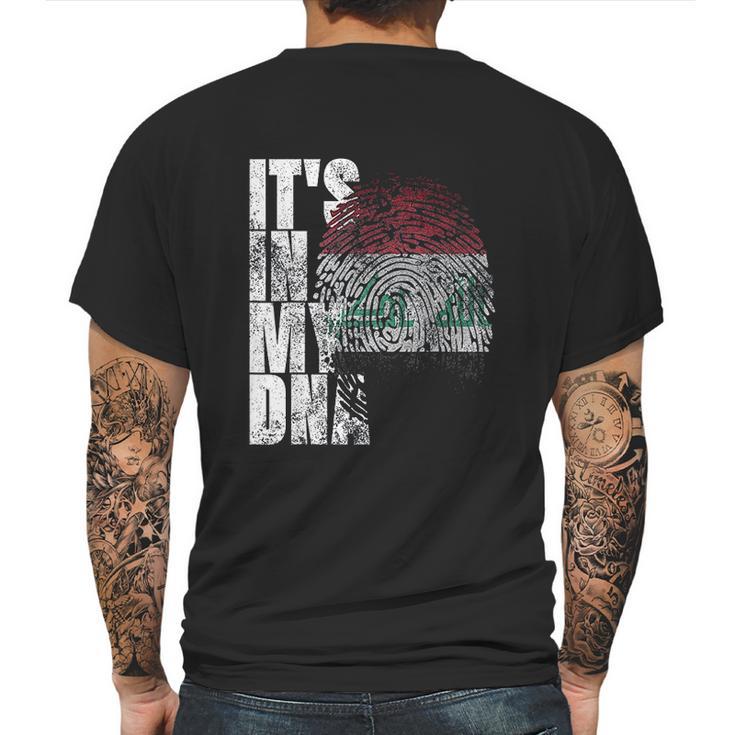 Its In My Dna Iraqi  Islamic Persian Gifts Iraq Flag Mens Back Print T-shirt