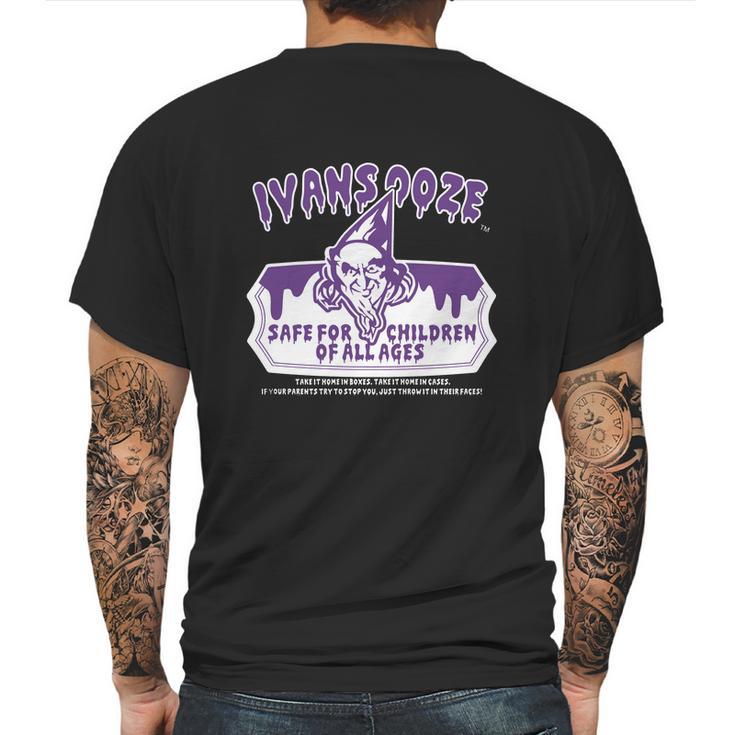 Ivans Ooze T-Shirt Mens Back Print T-shirt