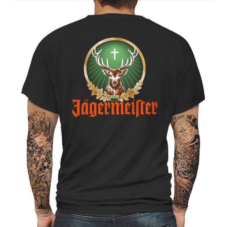 Jägermeister Logo Mens Back Print T-shirt