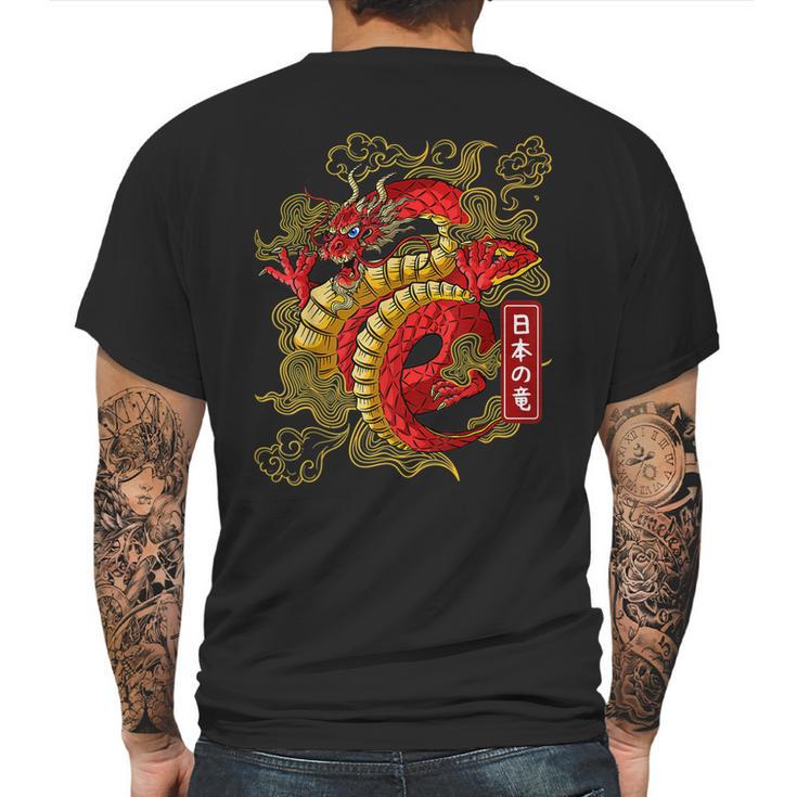 Japanesedragon Anime Japan Dragons Of Tokyotattoo Mens Back Print T-shirt