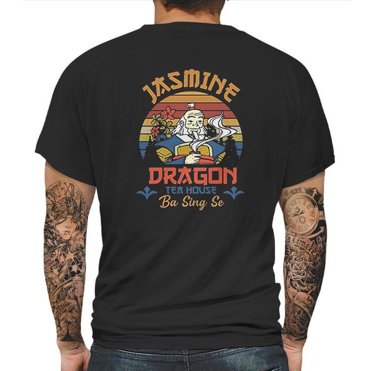 Jasmine Dragon Tea House Ba Sing Se Uncle Iroh Vintage Mens Back Print T-shirt