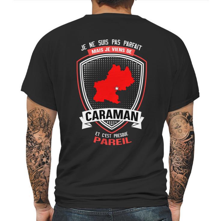 Je Ne Suis Pas Parfait Mais Je Viens De Caraman Mens Back Print T-shirt