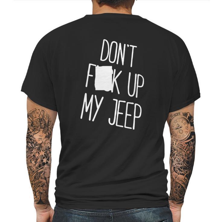 Jeep Mug Jeep Mens Back Print T-shirt