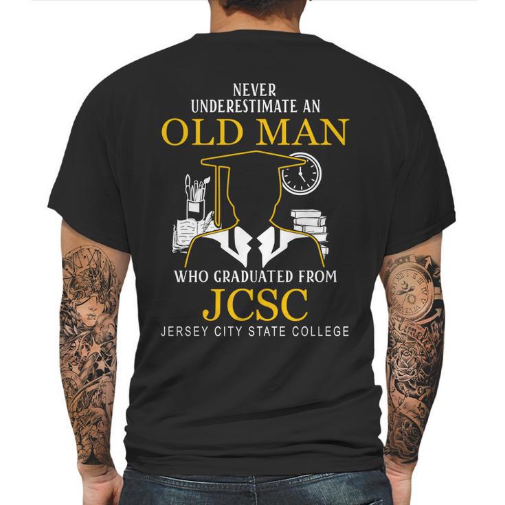 Jersey City State College Mens Back Print T-shirt