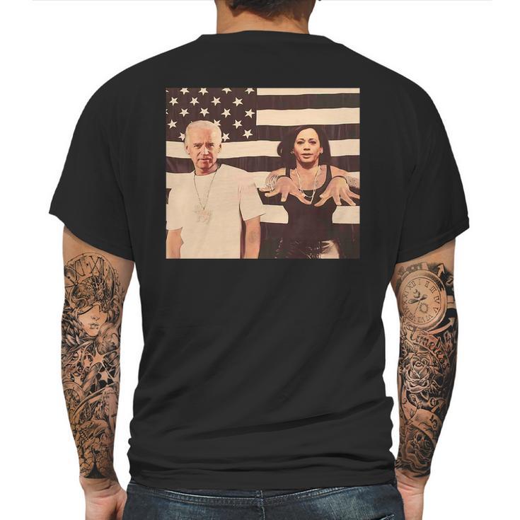 Joe Biden And Kamala Harris Make Shup Outkast Stankonia America Flag Shirt Mf Mens Back Print T-shirt