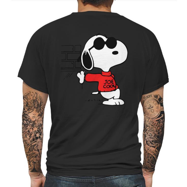 Joe Cool Snoopy Mens Back Print T-shirt