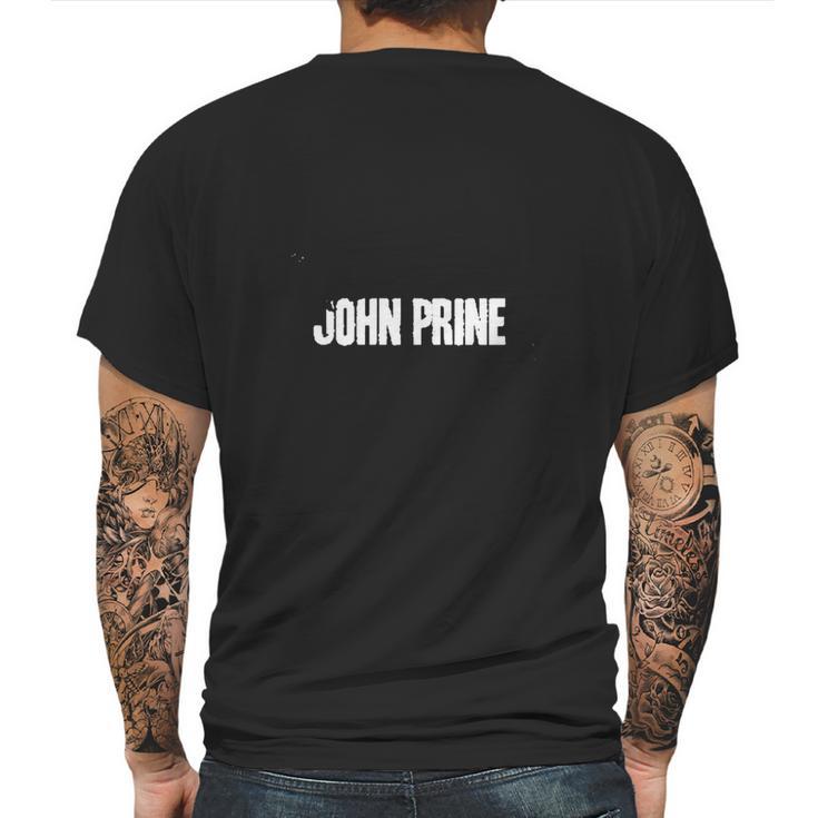 John Prine Simple Mens Back Print T-shirt