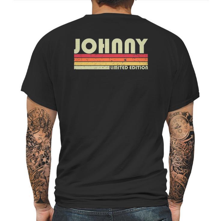 Johnny Name Personalized Retro Vintage 80S 90S Birthday Mens Back Print T-shirt