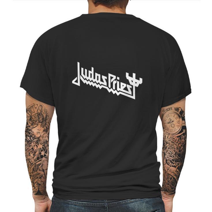 Judas Priest Classic Word Art Mens Back Print T-shirt