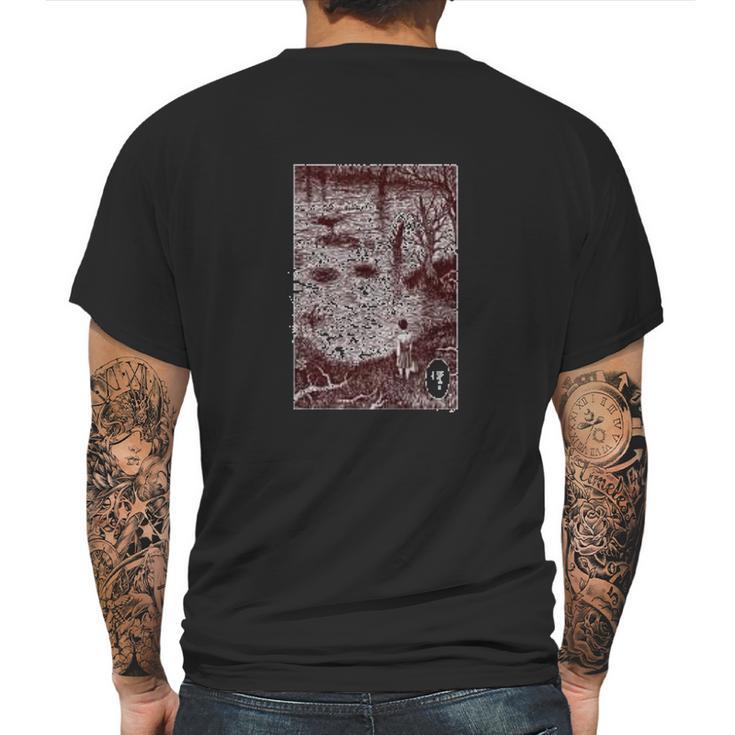 Junji Ito Girl By Pond Mens Back Print T-shirt