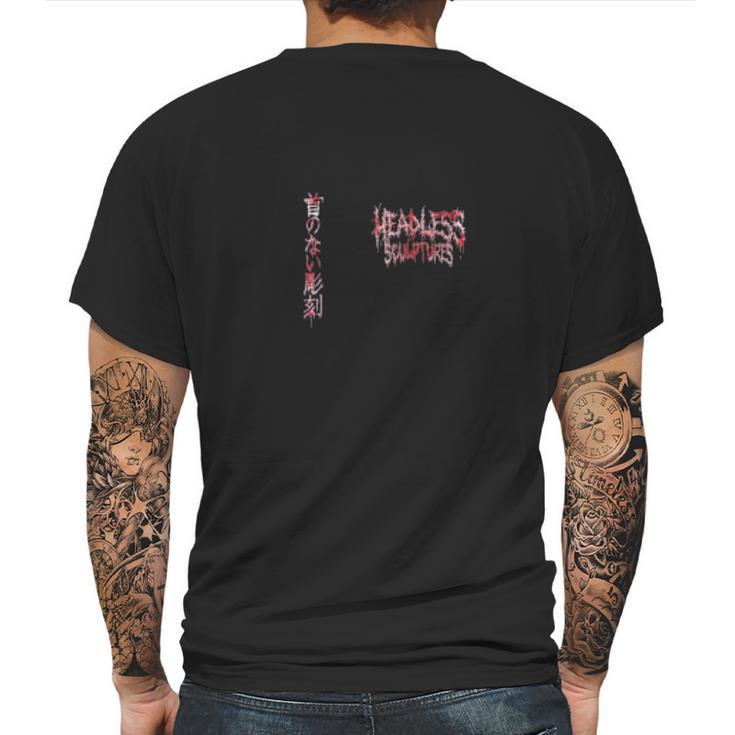 Junji Ito Headless Sculptures Mens Back Print T-shirt