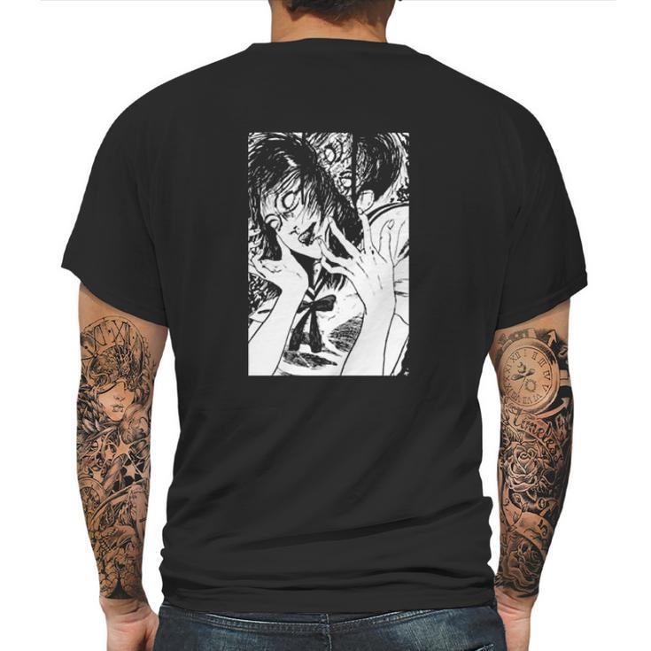 Junji Ito Horror Japanese Manga Mens Back Print T-shirt