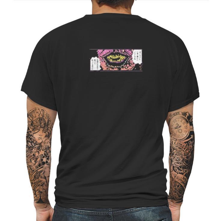 Junji Ito Window Next Door Pink And Orange Mens Back Print T-shirt