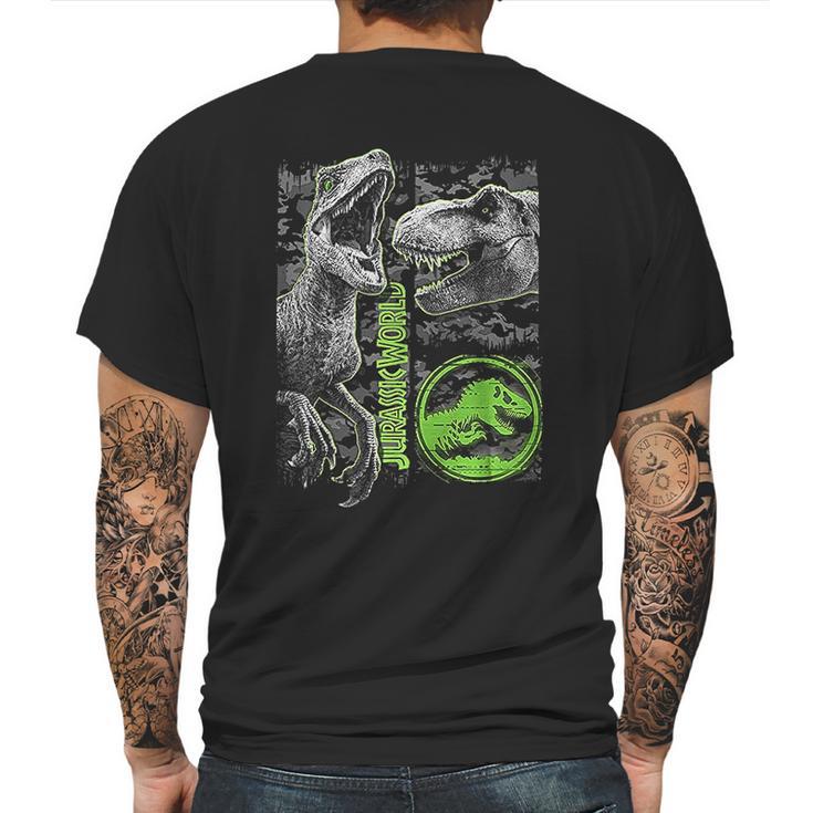 Jurassic World Mens Back Print T-shirt