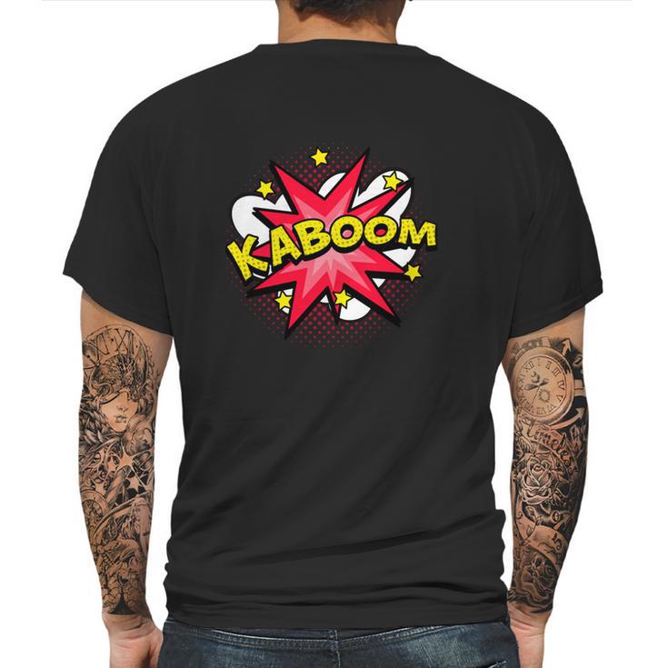 Kaboom Mens Back Print T-shirt