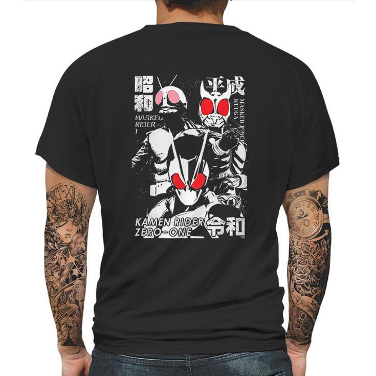 Kamen Rider The Beginning Of Three Eras Mens Back Print T-shirt