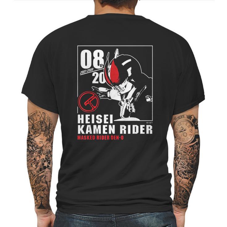 Kamen Rider Deno Heisei Rider Anniversary Mens Back Print T-shirt