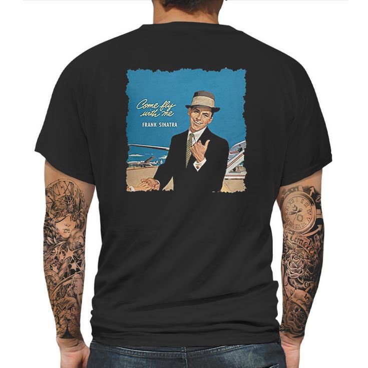 Kaq Houhui Frank Sinatra Come Fly With Me Men Oversize Leisure Mens Back Print T-shirt