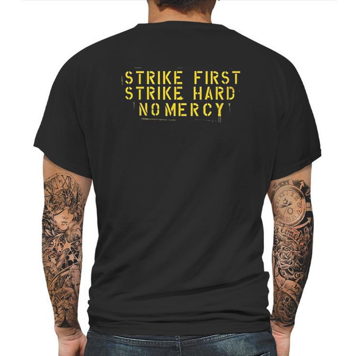 The Karate Kid Cobra Kai Slogan Stencil Mens Back Print T-shirt