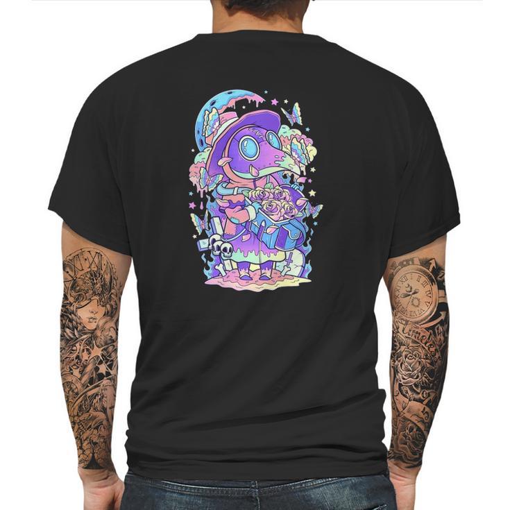 Kawaii Pastel Goth Cute And Creepy Plague Doctor Mens Back Print T-shirt