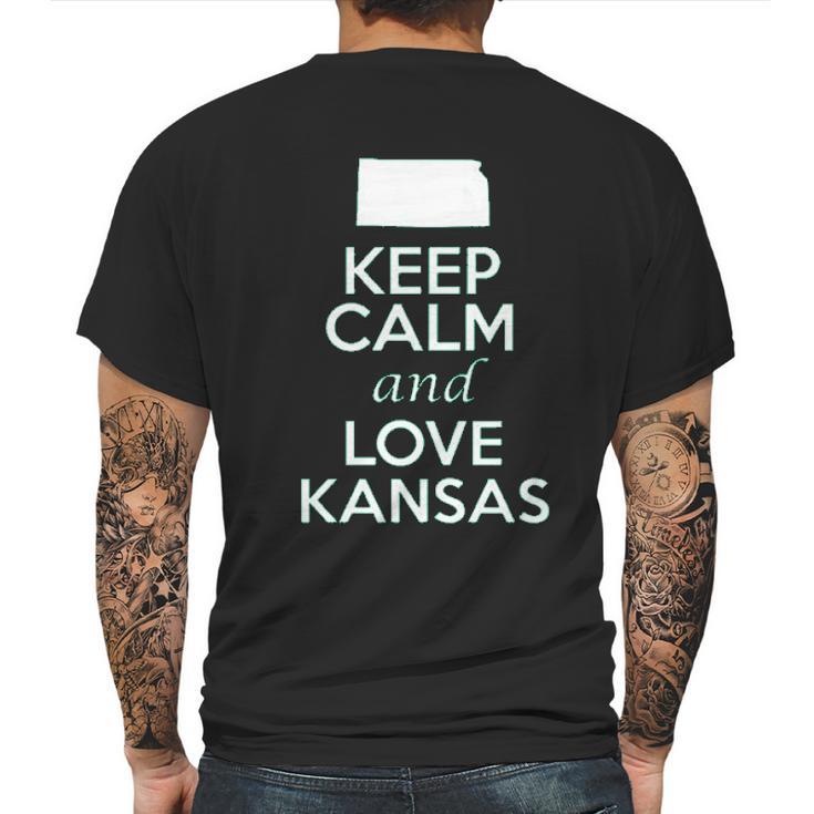 Keep Calm And Love Kansas State Mens Back Print T-shirt