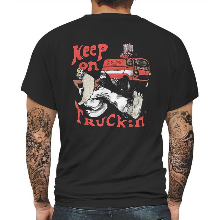 Keep On Truckin Vintage 1970 Mens Back Print T-shirt