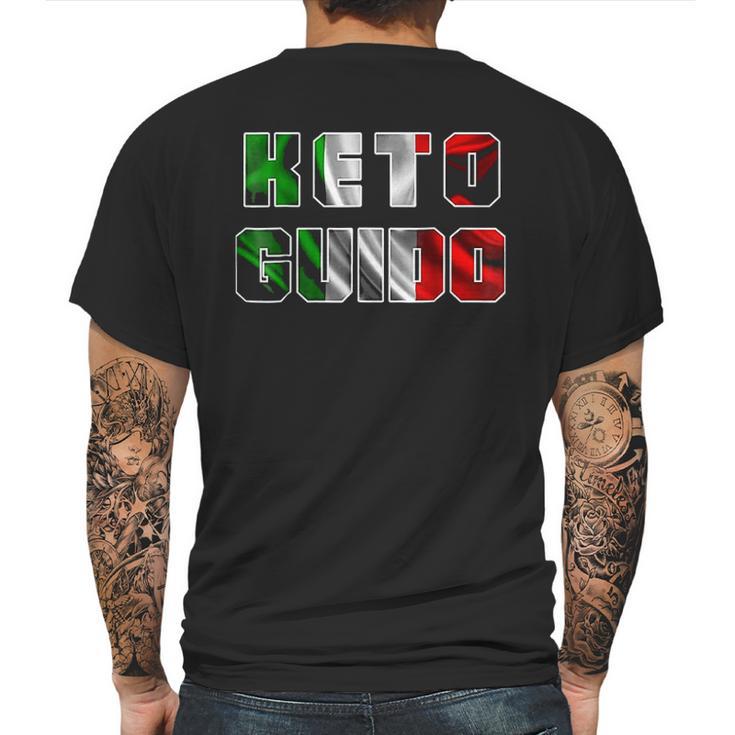 Keto Guido Italian Flag Mens Back Print T-shirt