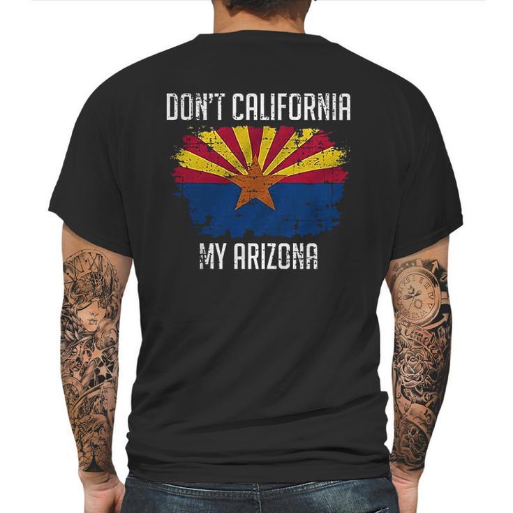 Kicks Dont California My Arizona Mens Back Print T-shirt