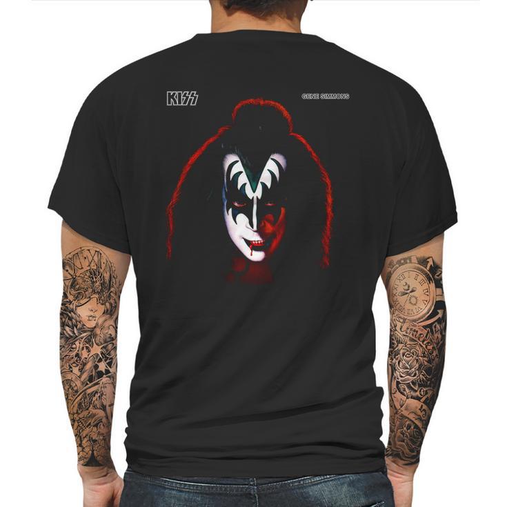 Kiss 1978 Gene Simmons Tshirt Mens Back Print T-shirt