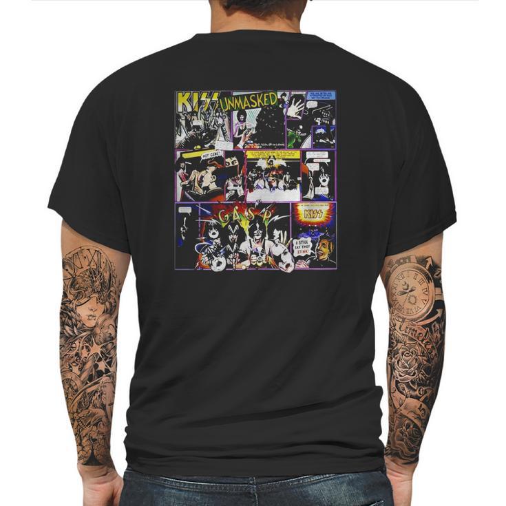 Kiss  1980 Unmasked Tshirt Mens Back Print T-shirt