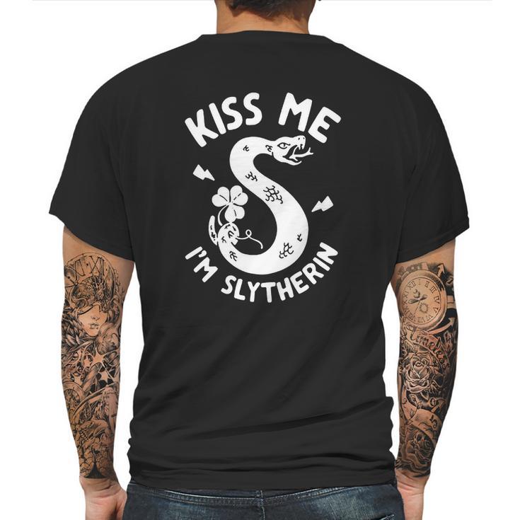 Kiss Me Im Slytherin T-Shirt T-Shirt Mens Back Print T-shirt