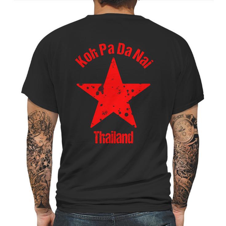 Koh Pa Da Nai Thailand Gift Mens Back Print T-shirt