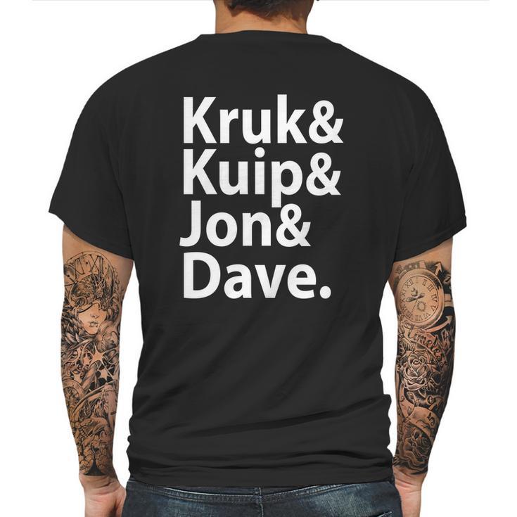 Kruk Kuip Jon Dave T-Shirt_1 Mens Back Print T-shirt