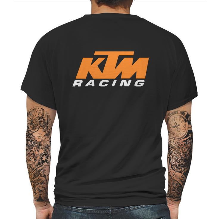 Ktm Racing Motorcycle Race Motocross Mens Back Print T-shirt