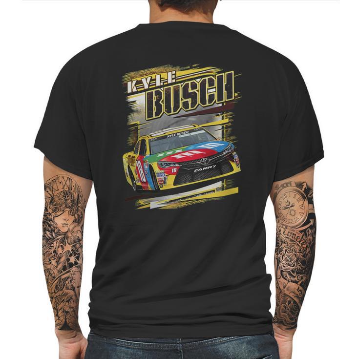 Kyle Busch 1 Mens Back Print T-shirt