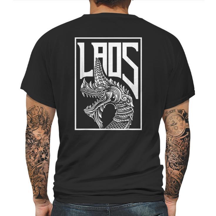 Laos Naga Payanak Sea Dragon Mens Back Print T-shirt