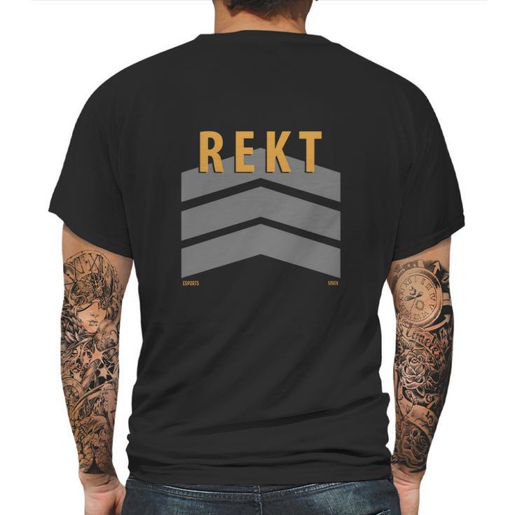 Legends Get Rekt League Shirt For Gamer Mens Back Print T-shirt