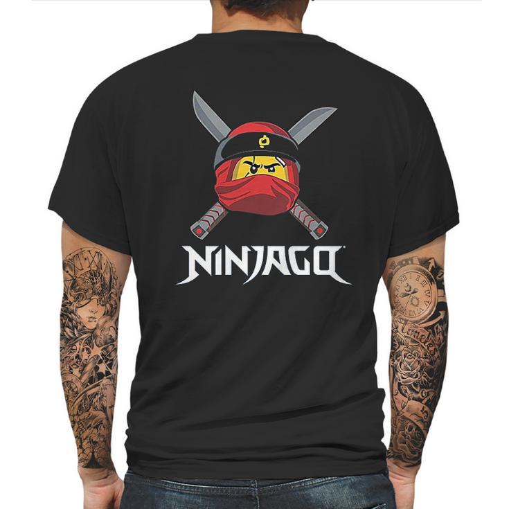 Lego Ninjago Ready To Battle Face Mens Back Print T-shirt