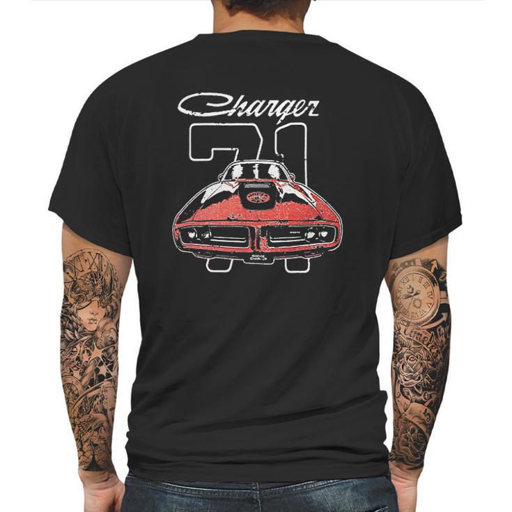 Licensed Big And Tall 1971 Dodge Charger Mens Back Print T-shirt