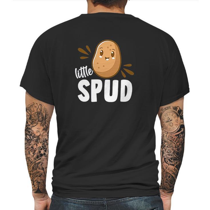 Little Spud Potato Baby Mens Back Print T-shirt