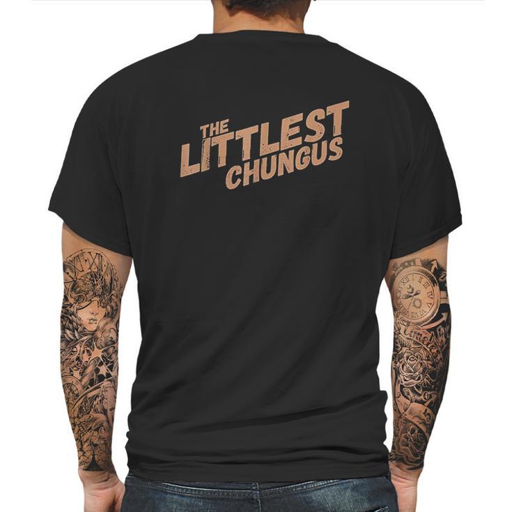 Littlest Chungus Mens Back Print T-shirt