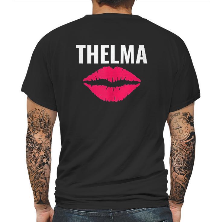 Thelma Lip Mens Back Print T-shirt