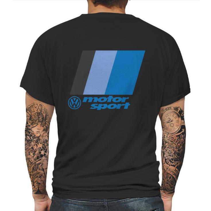 Logo Of Vw Motorsport Mens Back Print T-shirt