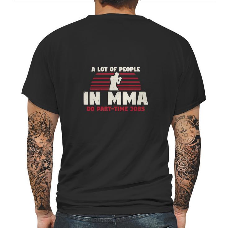 A Lot Of People In Mma Mens Back Print T-shirt