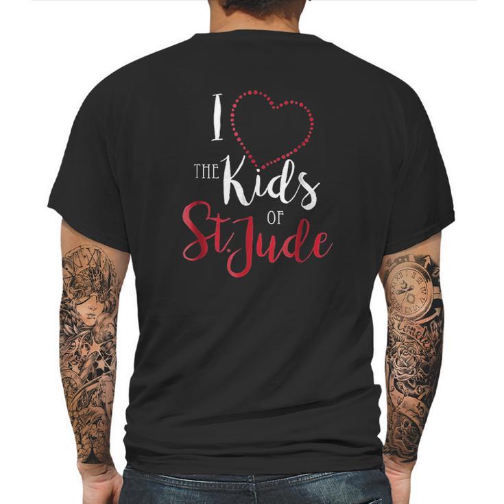 I Love And Heart The Kids Of St Jude For Runners Mens Back Print T-shirt